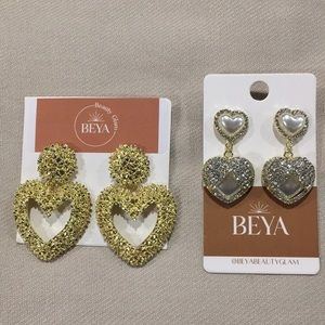 ❤️ Heart earrings bundle